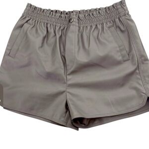 Altar’d State Silver High Waist Shorts Women Large Chic Dressy